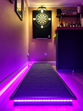 Handmade Raised Darts Oche - Foldable Solid Wood Design